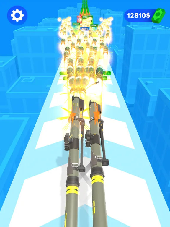 Tangkapan skrin Double Gun Run iPad 