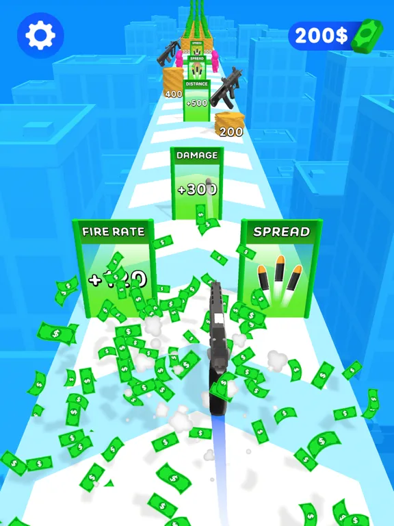Tangkapan skrin Double Gun Run iPad 