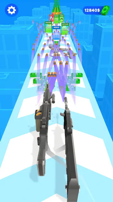 Tangkapan skrin Double Gun Run