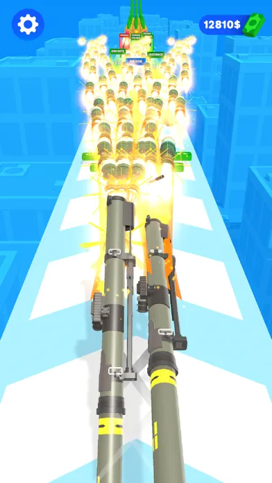 Tangkapan skrin Double Gun Run