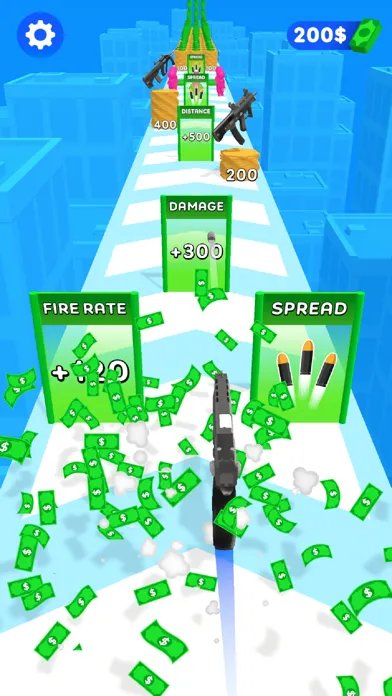 Tangkapan skrin Double Gun Run