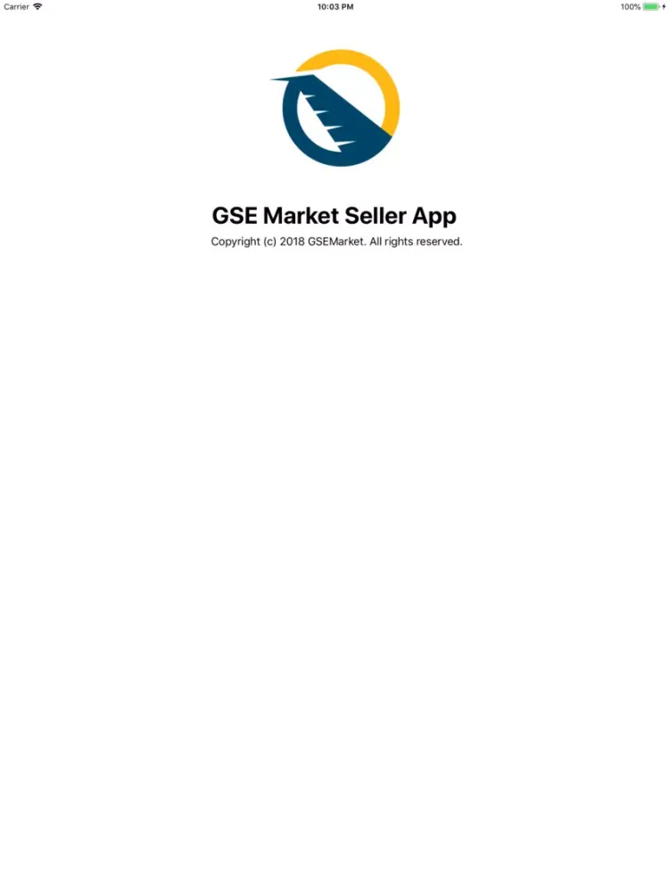 Screenshot di GSEMarket.com Seller App iPad 