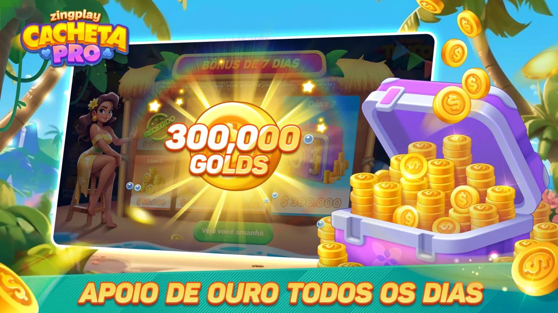 Tangkapan skrin Cacheta - Pife - Jogo online