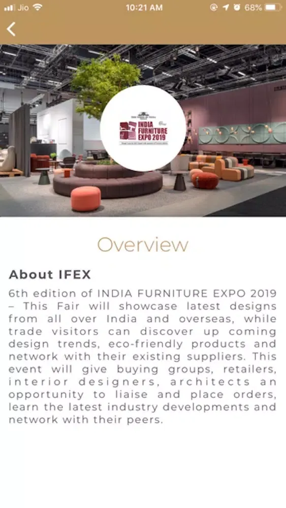 Скриншоты IFEX - INDIA FURNITURE EXPO