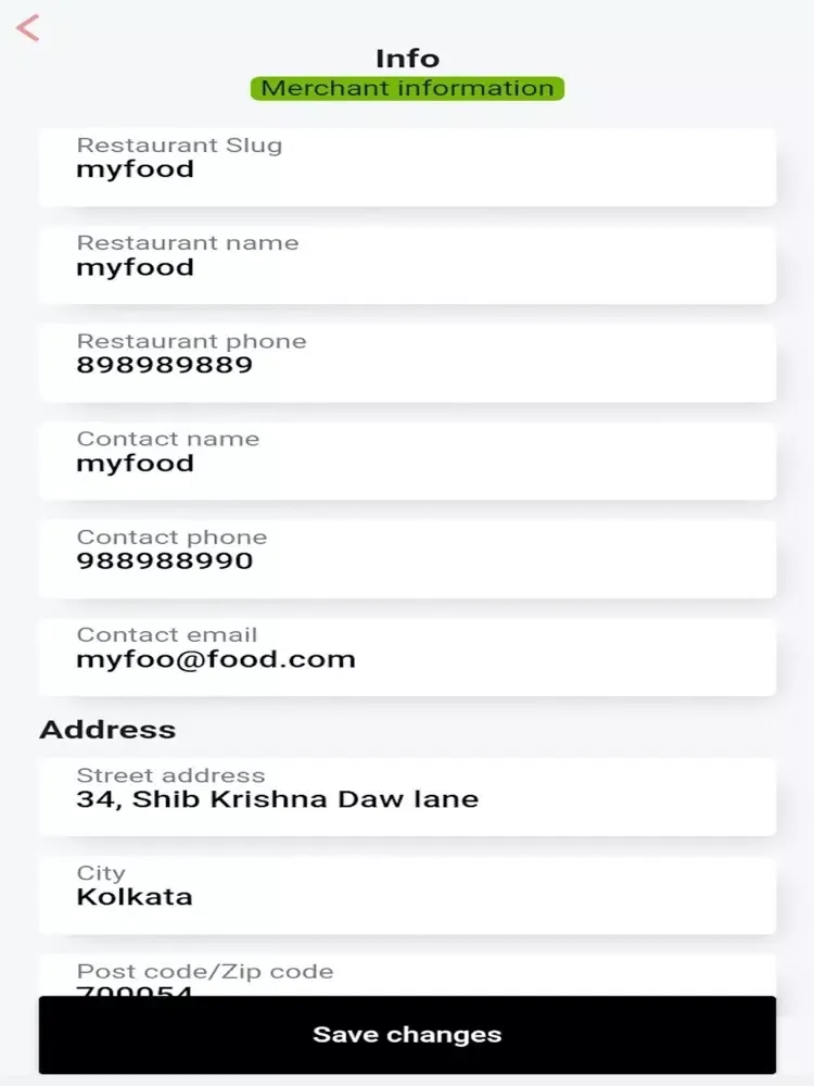 Bharat Eat Merchant iPad  Screenshots