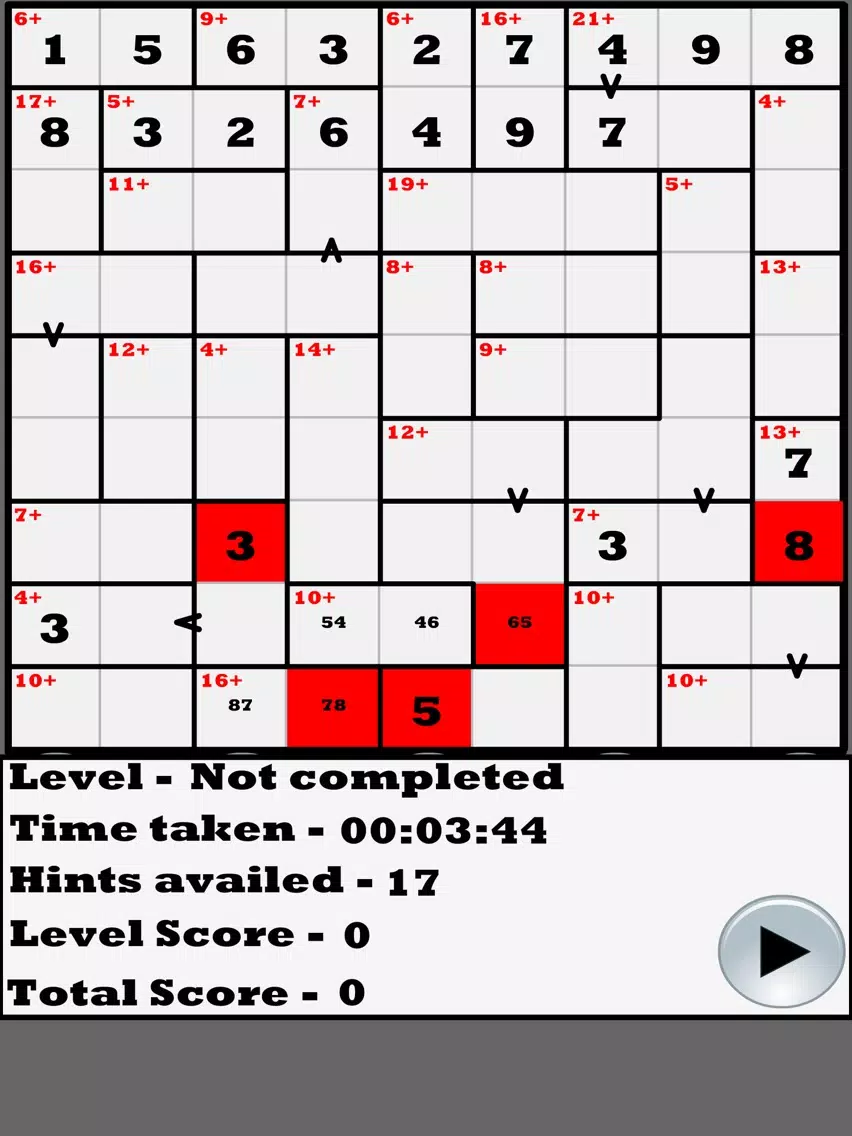 Capturas de tela do Greater than Killer-Sudoku iPad 