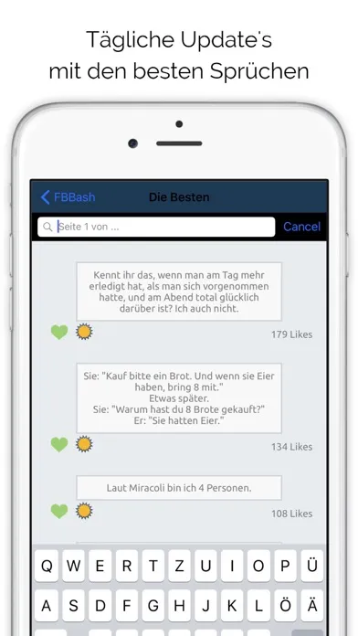 Ảnh chụp màn hình của Lustige Sprüche