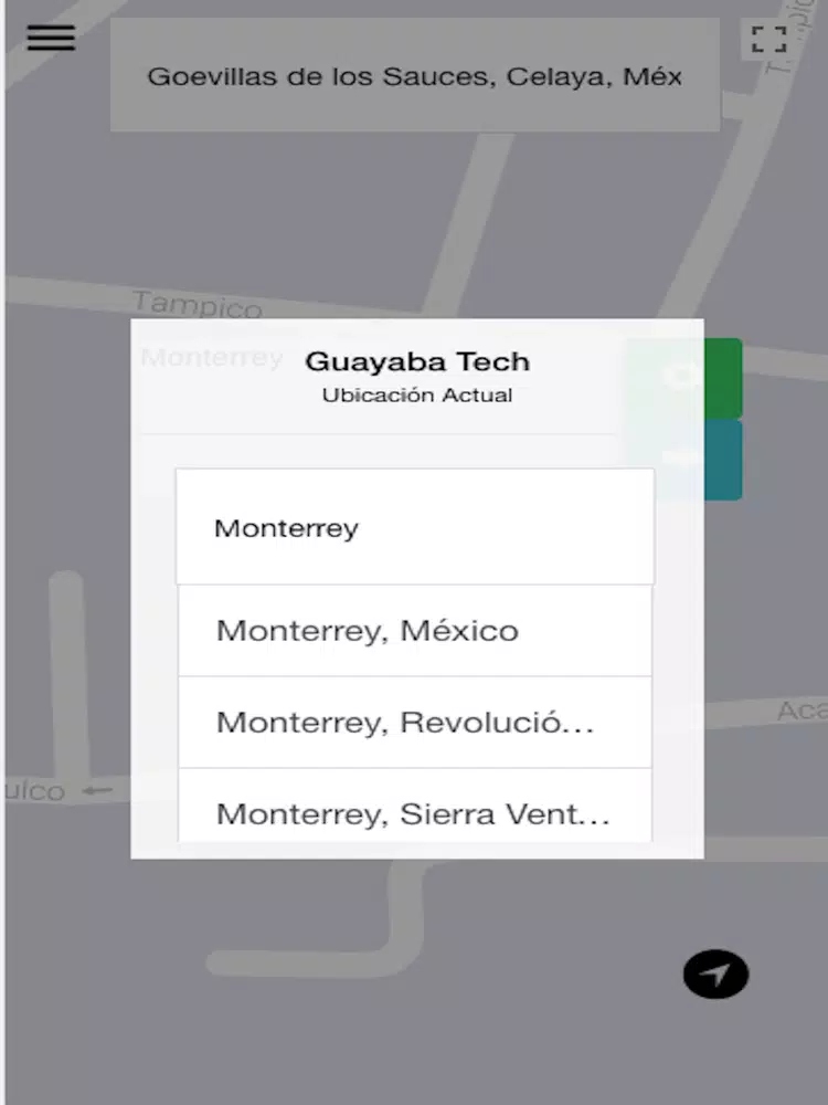 Tangkapan layar UCRA Movilidad México iPad 