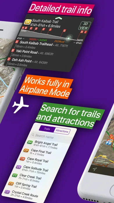 ภาพหน้าจอของ Hikepack: Clever Hiking Maps