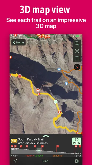 ภาพหน้าจอของ Hikepack: Clever Hiking Maps