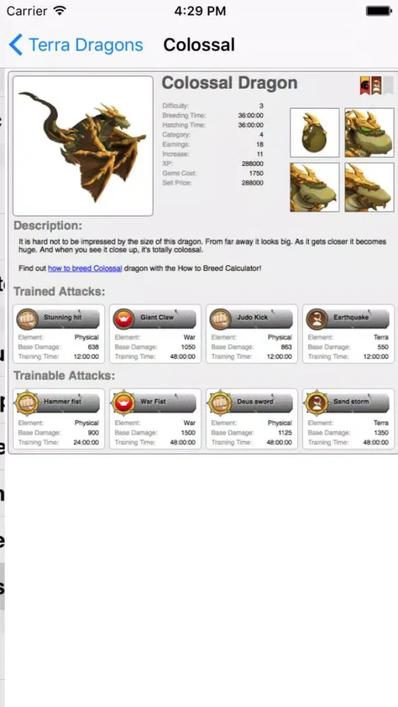 Guides and Breeding for Dragon City স্ক্রিনশট