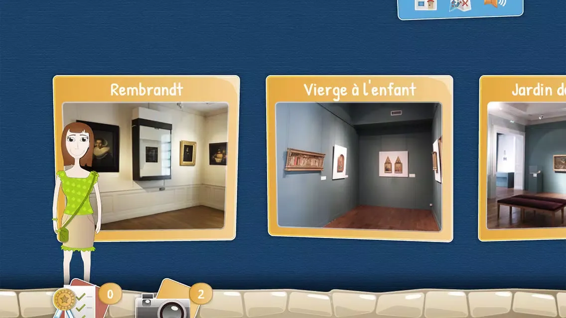 Capturas de pantalla de Guideez au Musée des Beaux-Arts de Tours