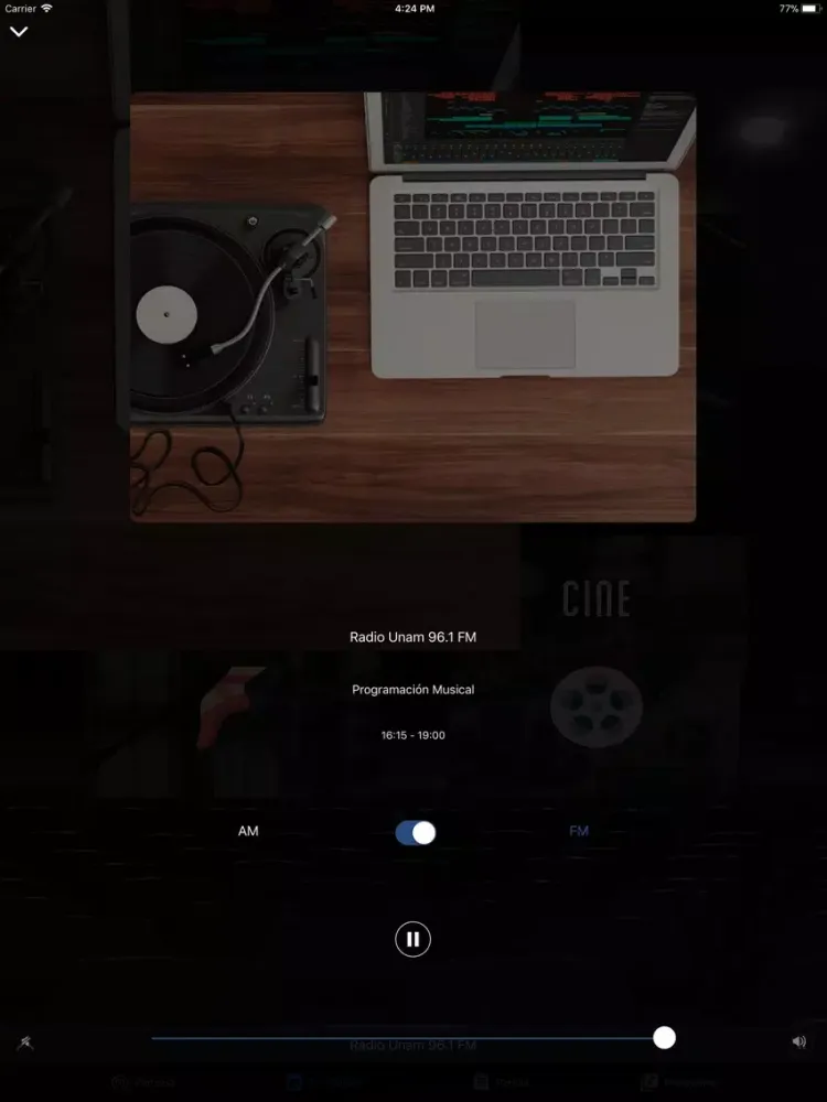 Radio UNAM Oficial iPad  Screenshots