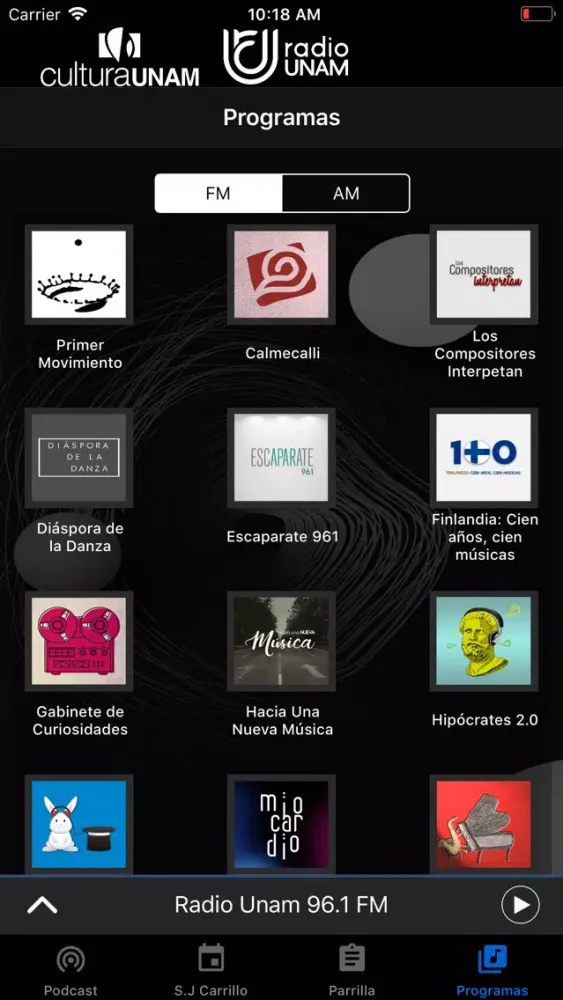 Radio UNAM Oficial Screenshots