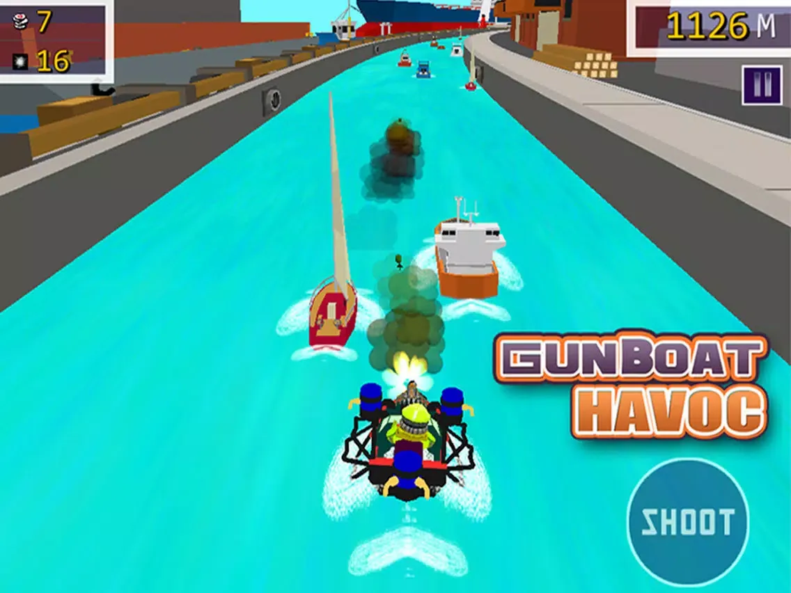 Gun Boat Havoc iPad  स्क्रीनशॉट