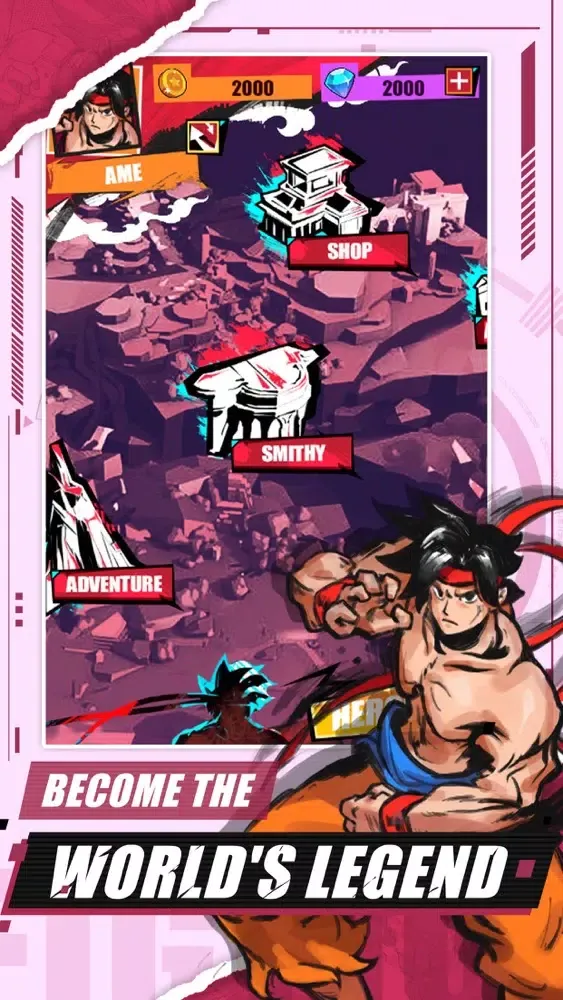 Captures d'écran de Dark Warrior Showdown