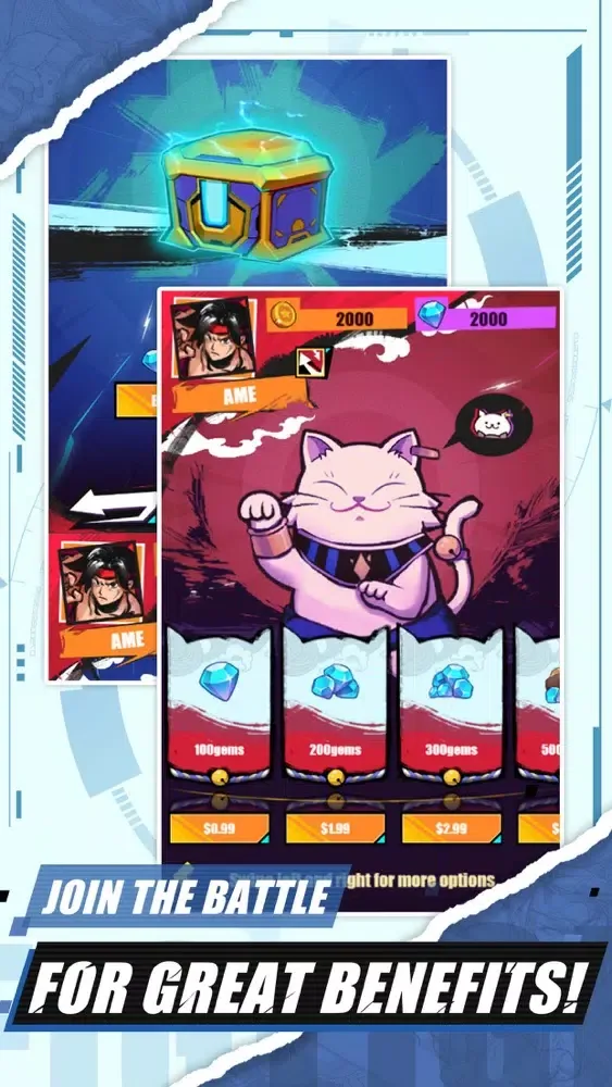 Captures d'écran de Dark Warrior Showdown