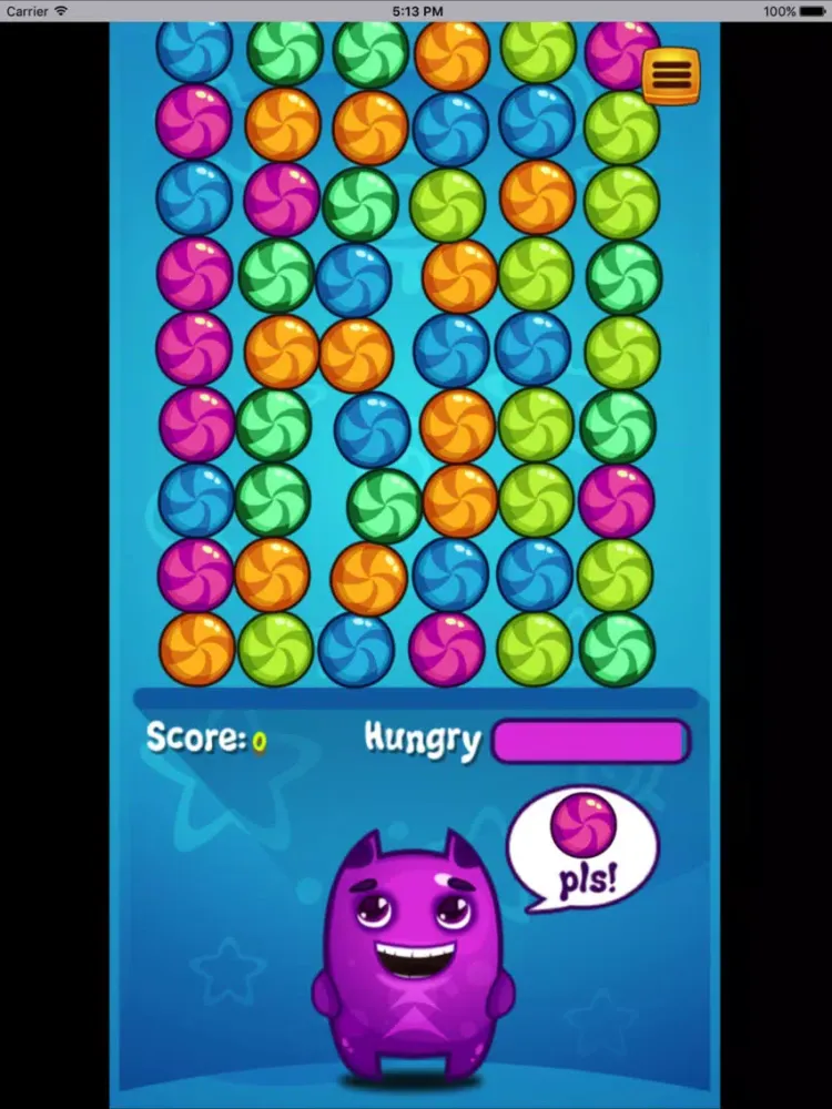 Скриншоты Hungry Monster - Funny Puzzle Games iPad 