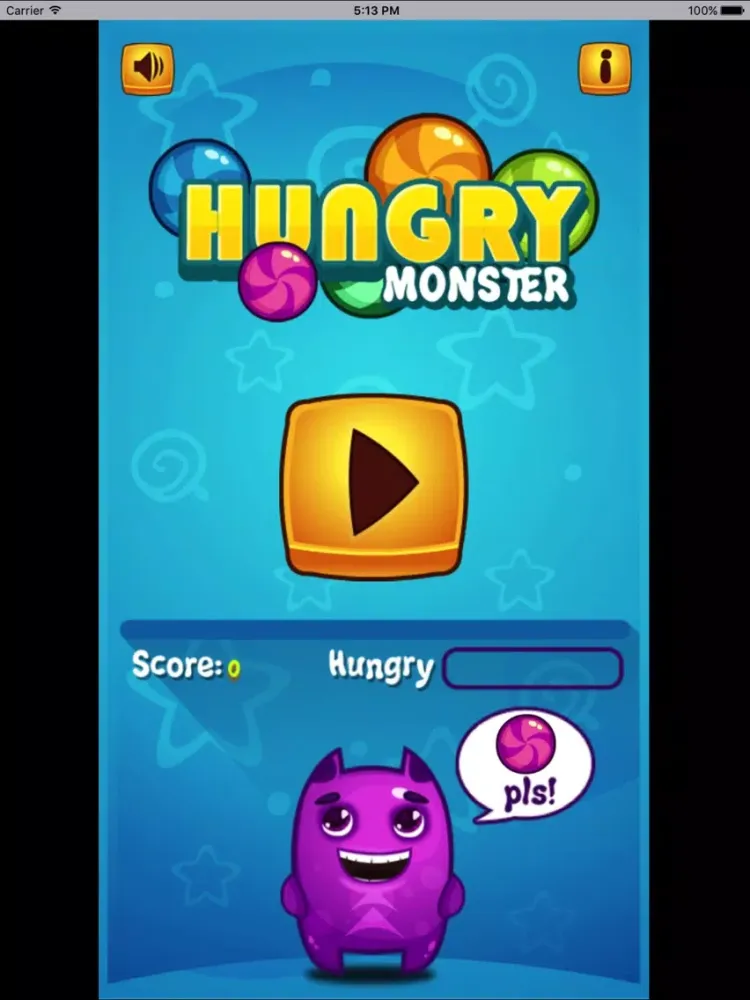 Скриншоты Hungry Monster - Funny Puzzle Games iPad 
