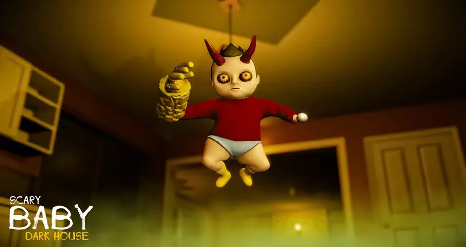 The Baby Walker in Dark House Screenshots
