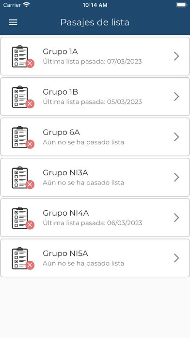Screenshot di Guri Docentes