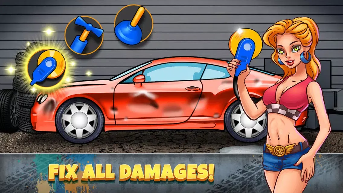 Car Wash And Repair Sim - Mechanic Shop Ekran Görüntüleri