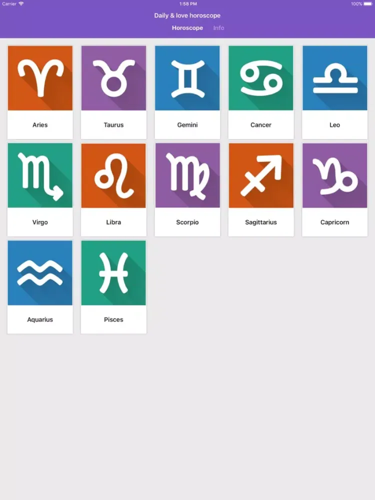 Daily & Love Horoscope Pro iPad 應用截圖