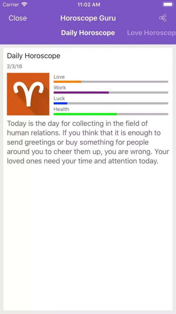 Daily & Love Horoscope Pro應用截圖