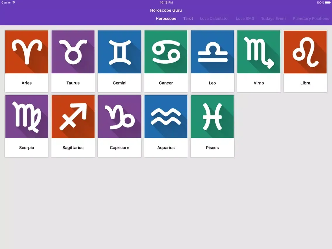 Horoscope & Tarot Pro iPad  Screenshots