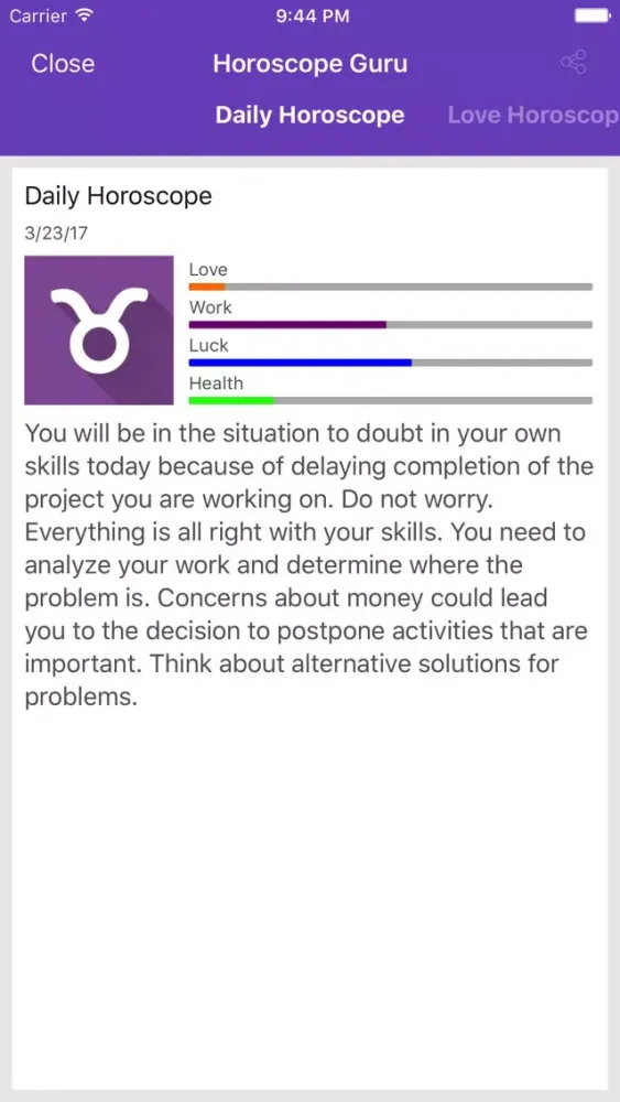 Horoscope & Tarot Pro Screenshots