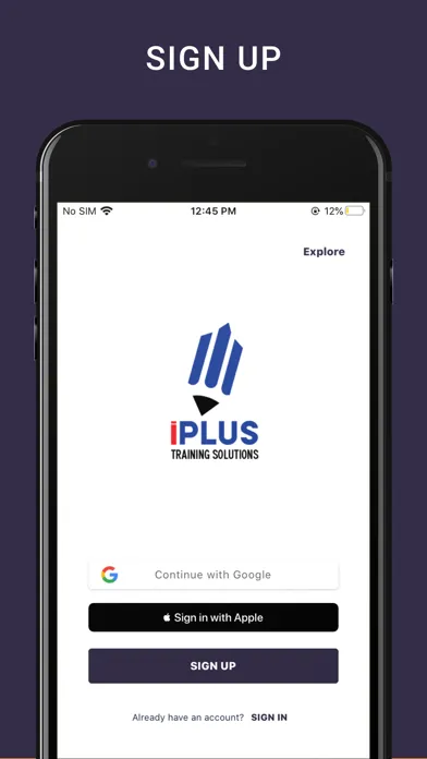Zrzuty ekranu iPlus Learning App