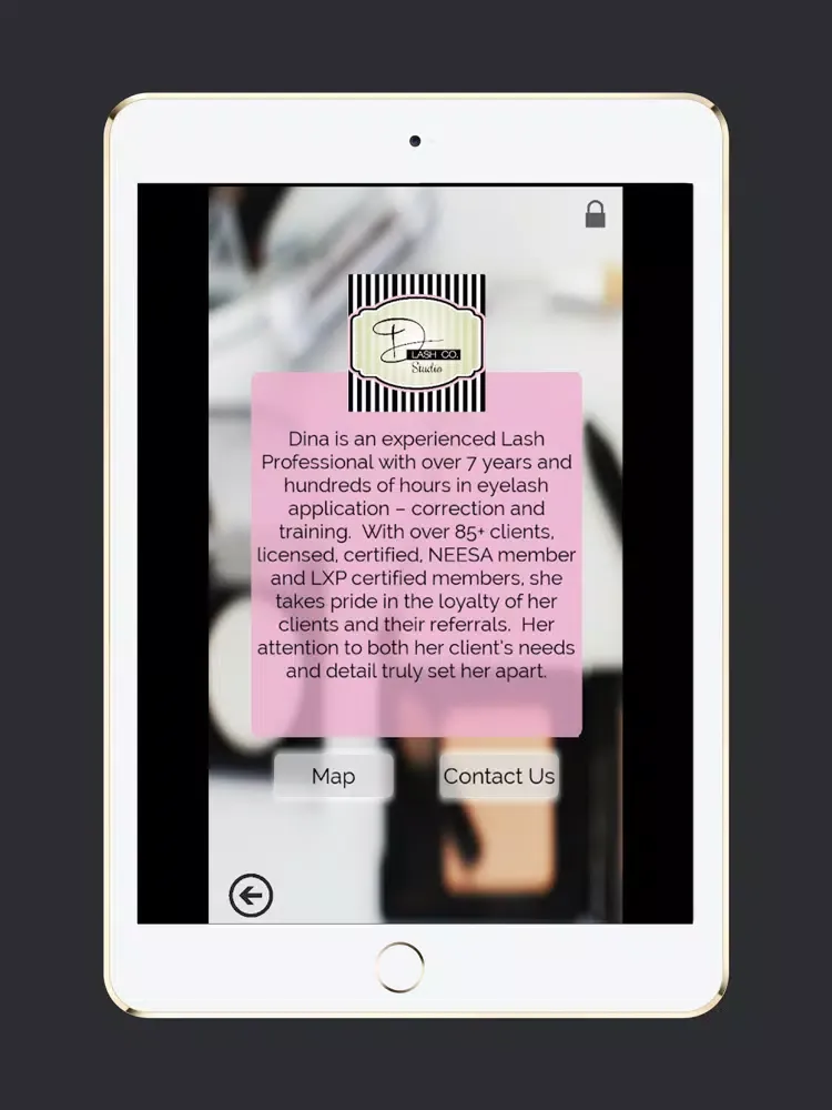 D'Lash Company iPad  سکرین شاٹس