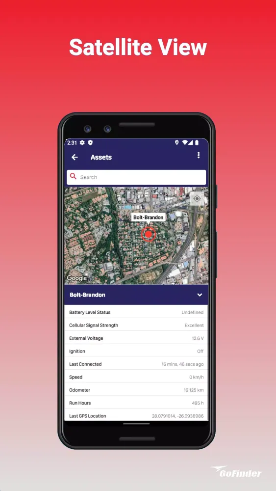 Screenshot di GoFinder