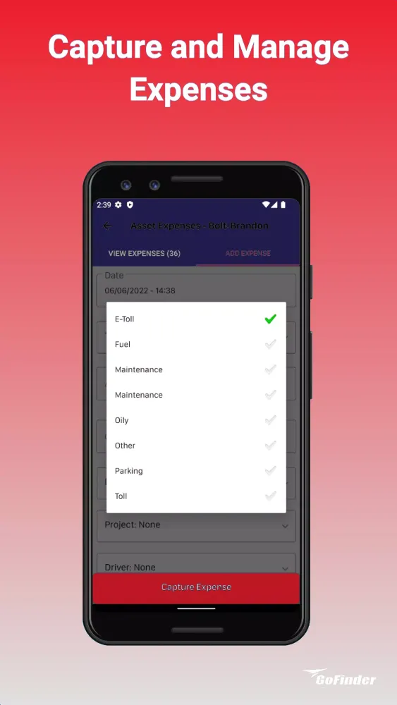 Screenshot di GoFinder
