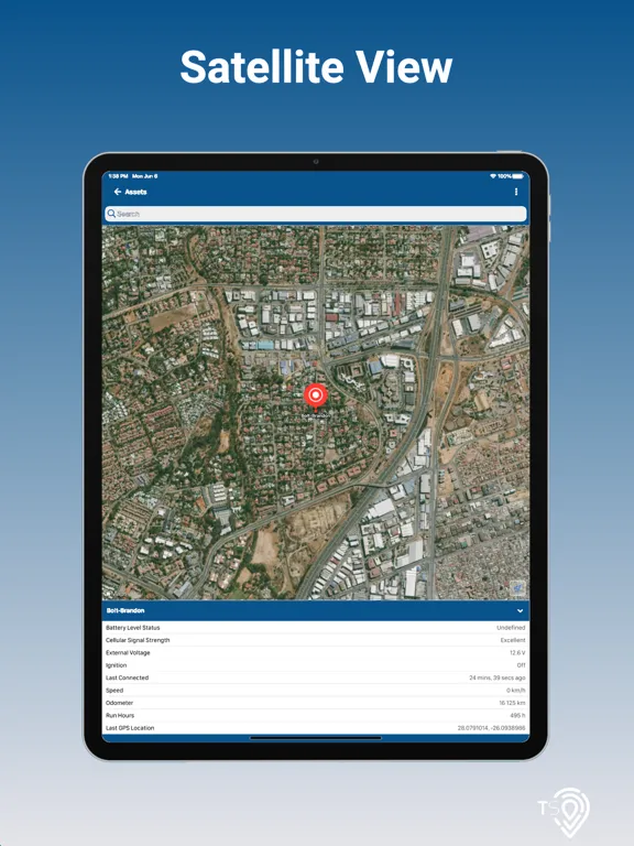Tracksmart Telematics iPad  Screenshots