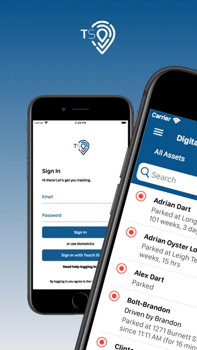Tracksmart Telematics Screenshots