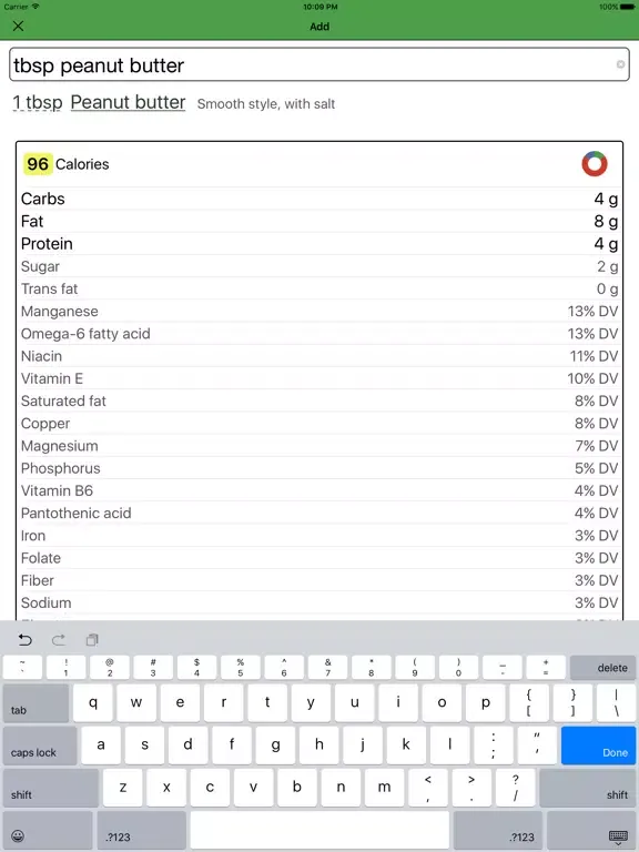 تصاویر Spelt - Calorie and Nutrition Tracker iPad 