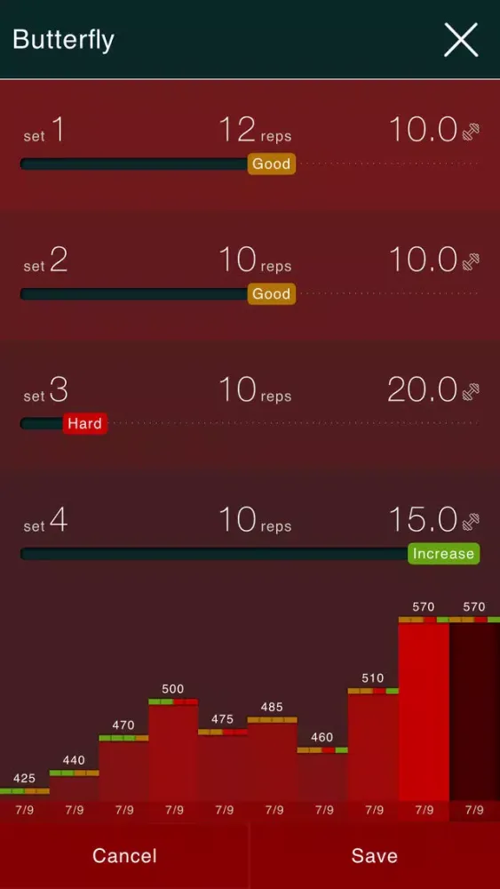 تصاویر Gymap - free visual workout log & interval timer
