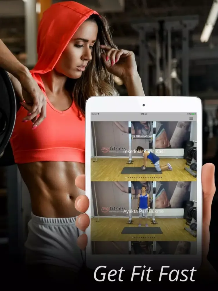Bodybuilding Gym Fitness Exercises Workout Videos iPad  Ekran Görüntüleri