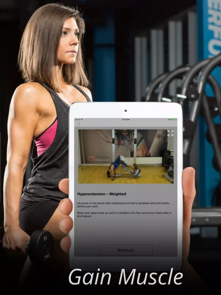Bodybuilding Gym Fitness Exercises Workout Videos iPad  Ekran Görüntüleri