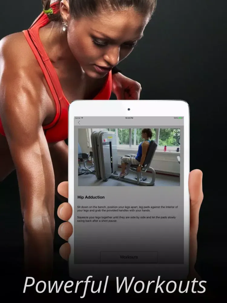 Bodybuilding Gym Fitness Exercises Workout Videos iPad  Ekran Görüntüleri