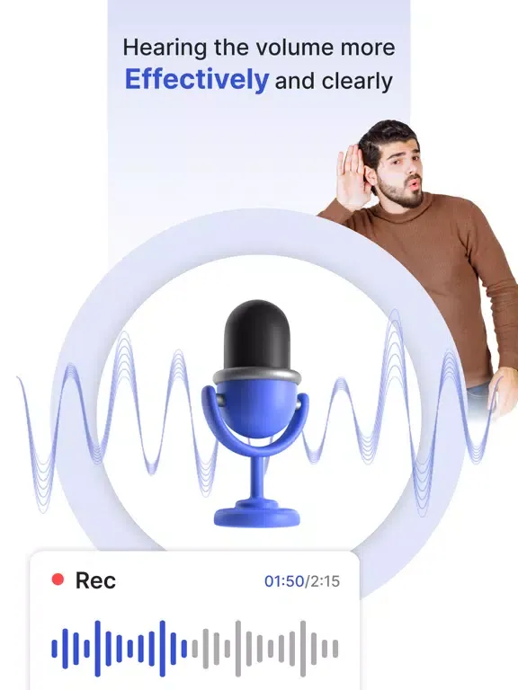 Hearing Clear- Sound Amplifier iPad  Screenshots