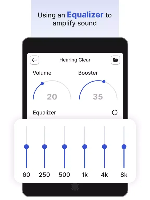 Hearing Clear- Sound Amplifier iPad  Screenshots