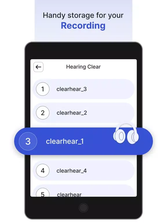 Hearing Clear- Sound Amplifier iPad  Screenshots