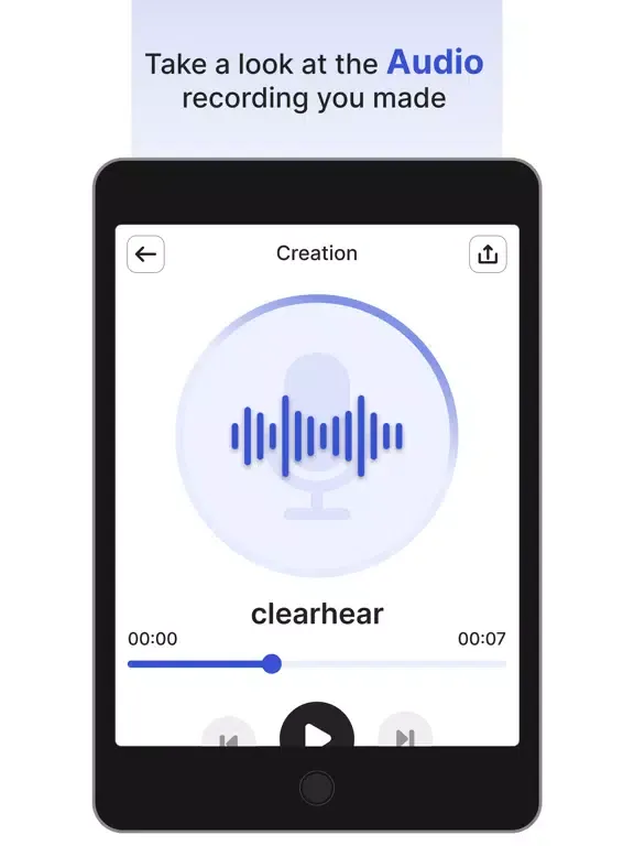 Hearing Clear- Sound Amplifier iPad  Screenshots