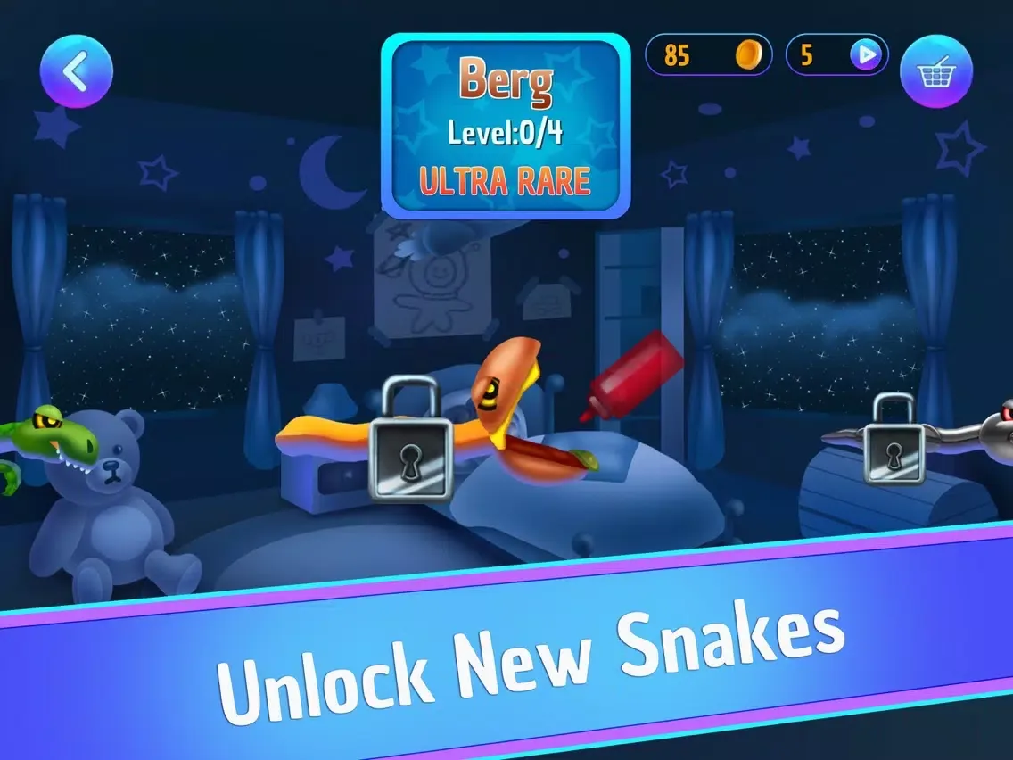 Capturas de tela do Dreamy Snakes: Monster Brawl iPad 