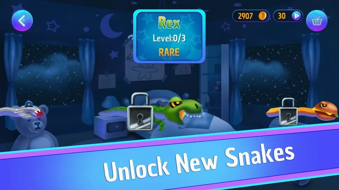 Capturas de tela do Dreamy Snakes: Monster Brawl