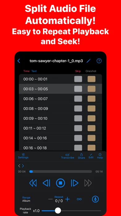 Repeatable Player cut & loop স্ক্রিনশট