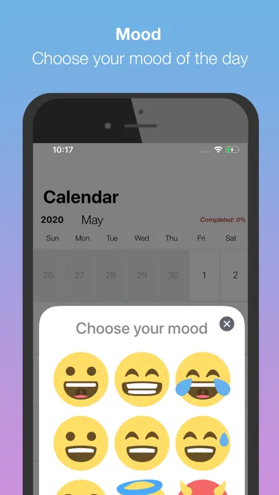Ảnh chụp màn hình của DayIt - Diary, Mood Tracker