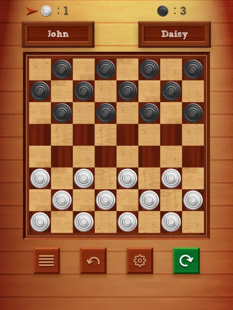 Capturas de tela do Checkers Classic Online - Multiplayer 2 Players iPad 